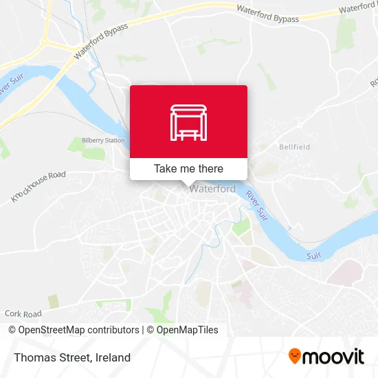 Thomas Street map
