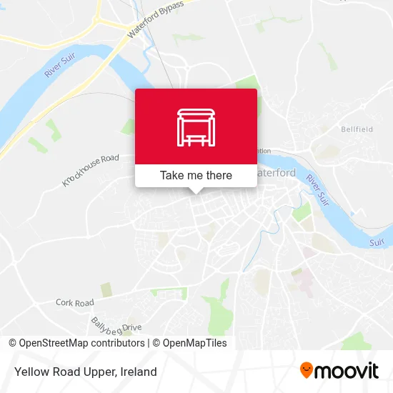 Yellow Road Upper map