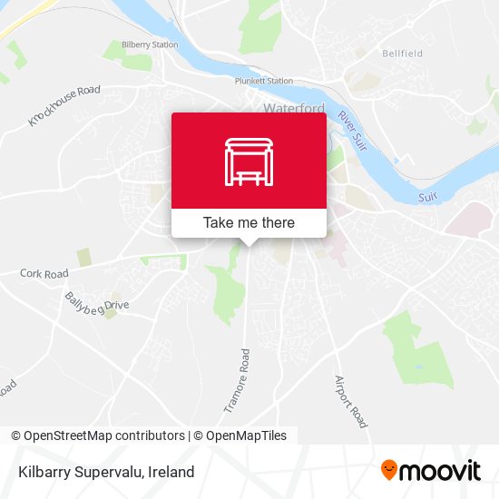 Kilbarry Supervalu map