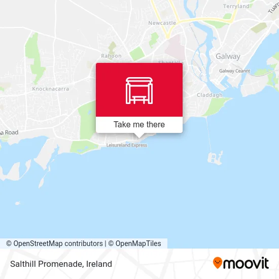 Salthill Promenade map