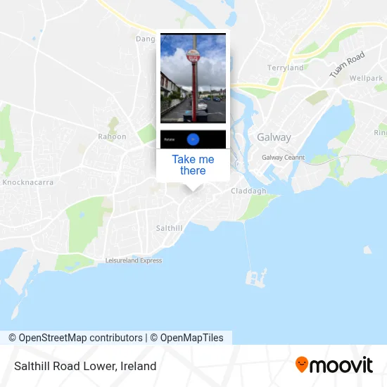Salthill Road Lower map