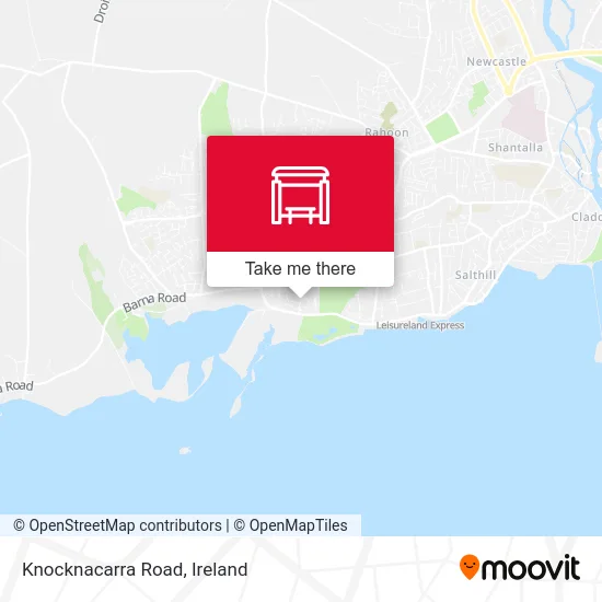 Knocknacarra Road map
