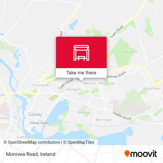 Monivea Road map