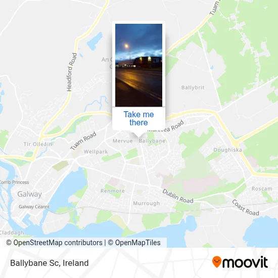 Ballybane Sc map