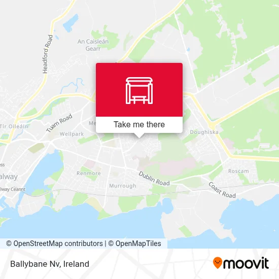 Ballybane Nv map