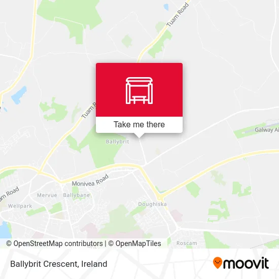 Ballybrit Crescent map