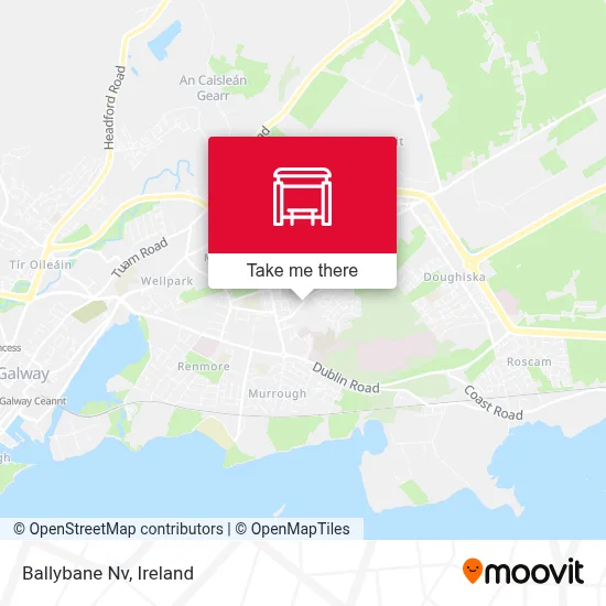Ballybane Nv map