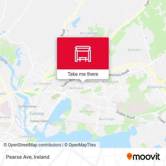 Pearse Ave map