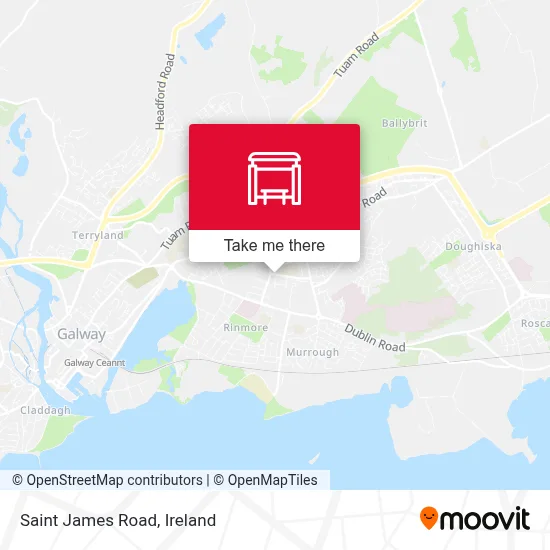 Saint James Road map