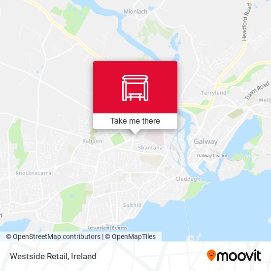 Westside Retail map