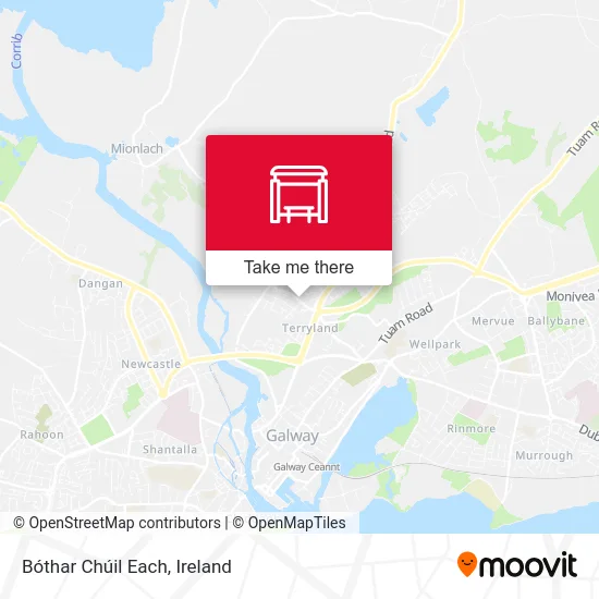 Bóthar Chúil Each map