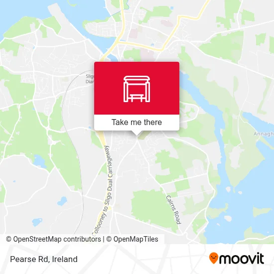 Pearse Rd map