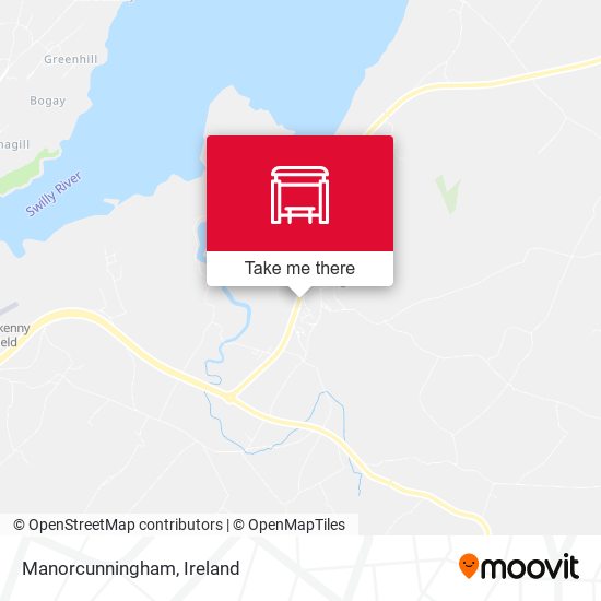 Manorcunningham map