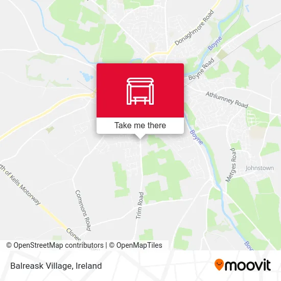 Balreask Village map