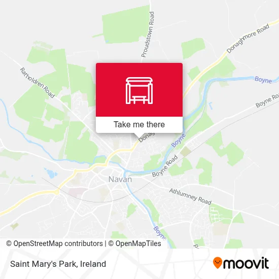 Saint Mary's Park map