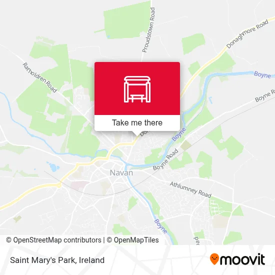 Saint Mary's Park map