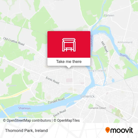 Thomond Park map