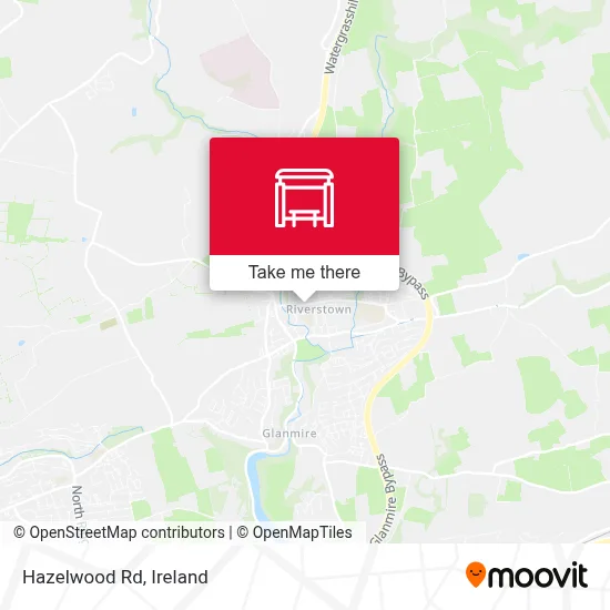 Hazelwood Rd map