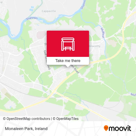 Monaleen Park map