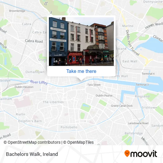Bachelors Walk map