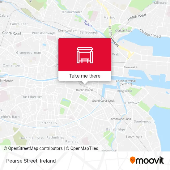 Pearse Street map