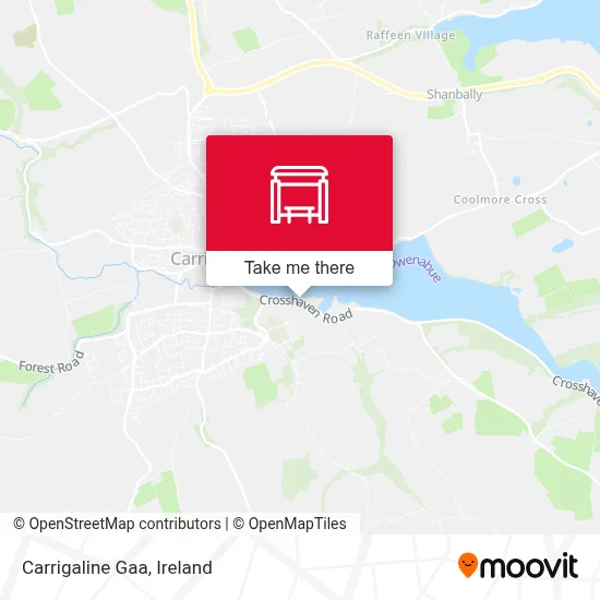 Carrigaline Gaa map