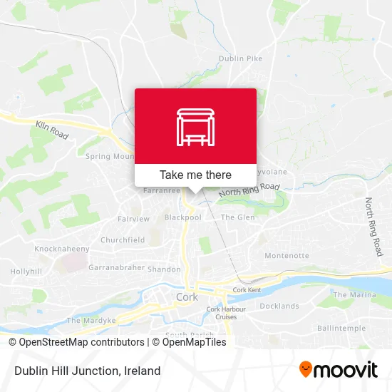 Dublin Hill Junction map