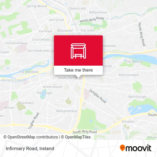 Infirmary Road map