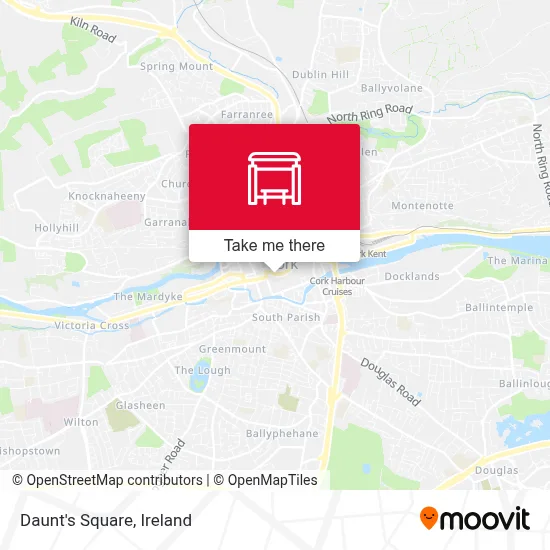 Daunt's Square map