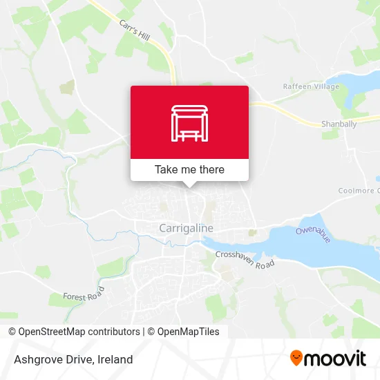 Ashgrove Drive map