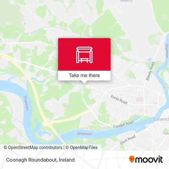 Coonagh Roundabout map