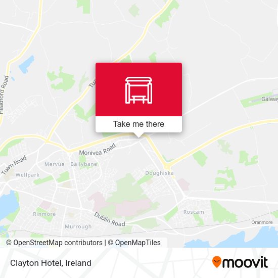 Clayton Hotel map