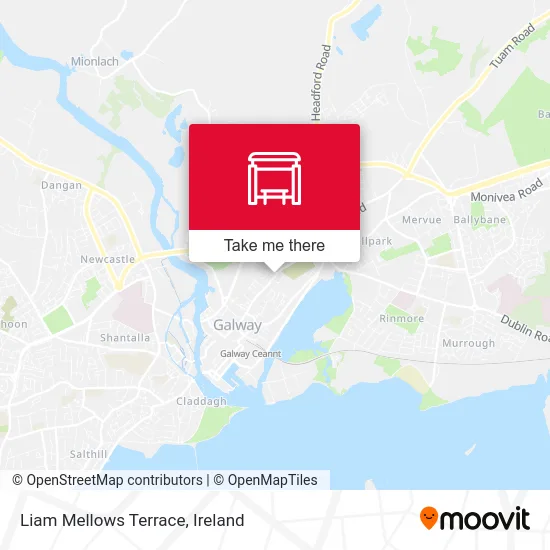 Liam Mellows Terrace map