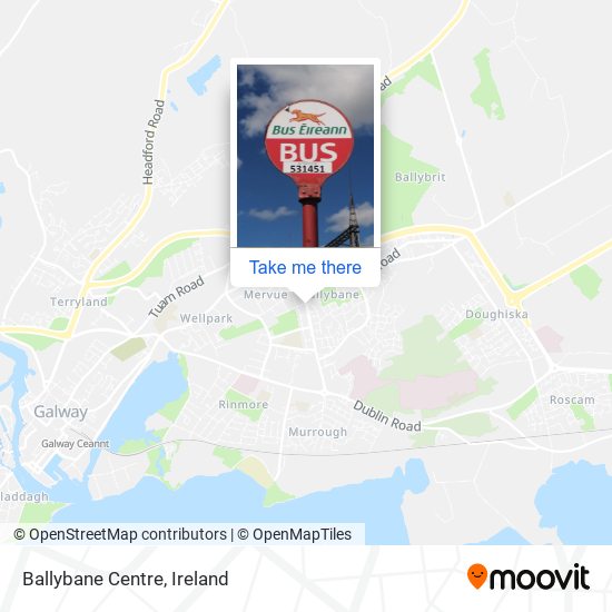 Ballybane Centre map