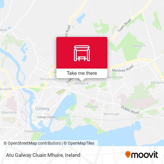 Atu Galway Cluain Mhuire map