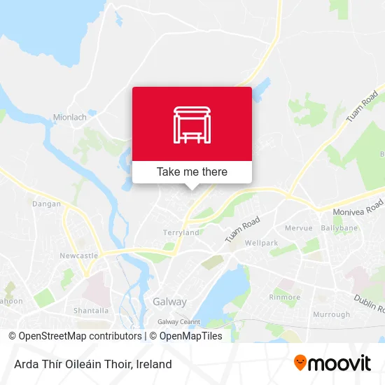 Arda Thír Oileáin Thoir map