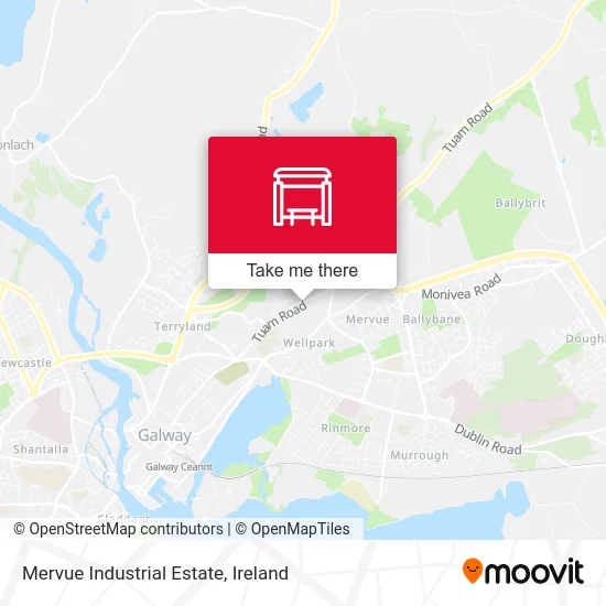 Mervue Industrial Estate map