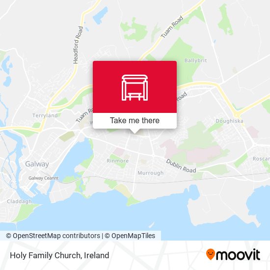 Holy Family Church map