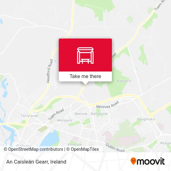 An Caisleán Gearr map