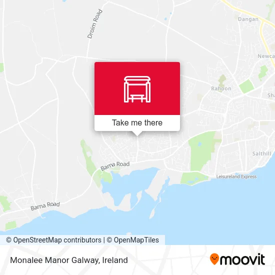 Monalee Manor Galway map