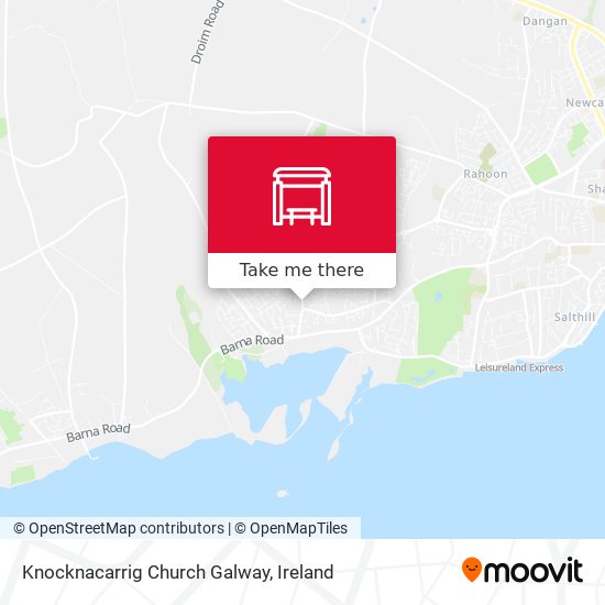 Knocknacarrig Church Galway map