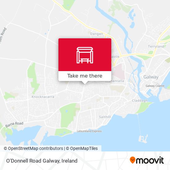 O'Donnell Road Galway map