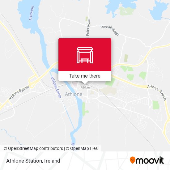 Athlone Station map