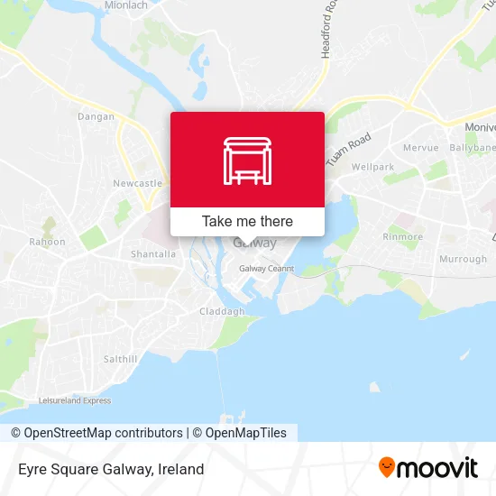 Eyre Square Galway map