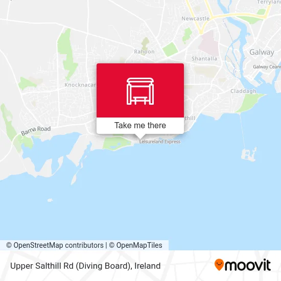 Upper Salthill Rd (Diving Board) map