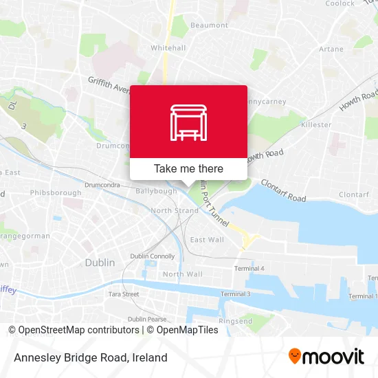 Annesley Bridge Road map