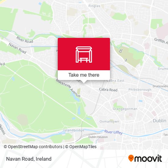 Navan Road map