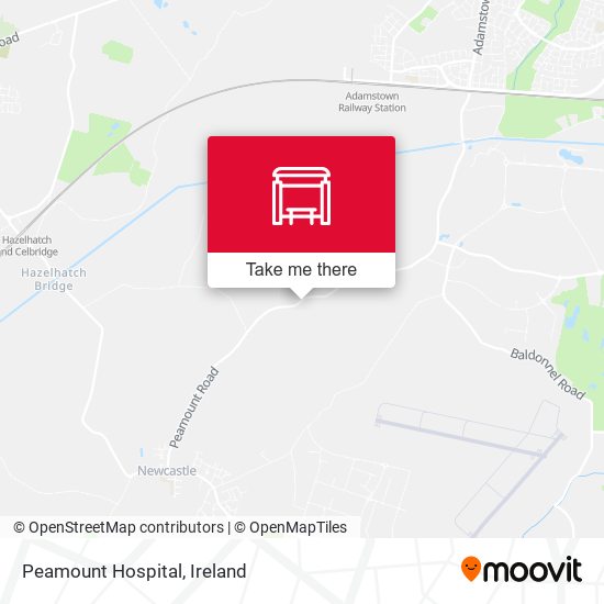 Peamount Hospital map