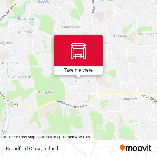 Broadford Close map