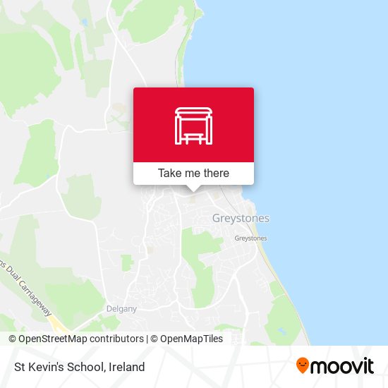 St Kevin's School map